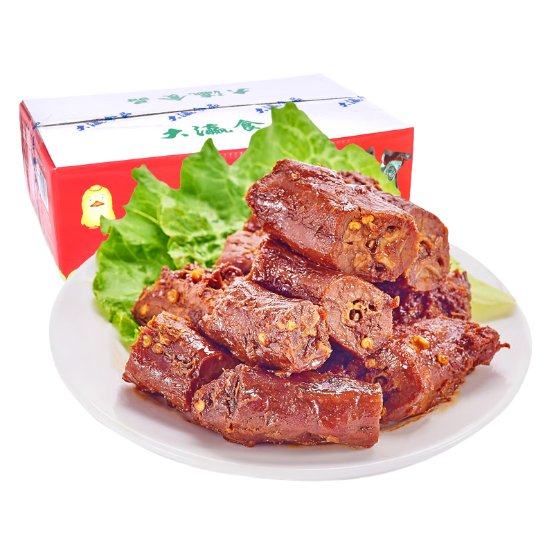 大瀛 微辣鸭颈750g箱装 鸭脖子真空包装
