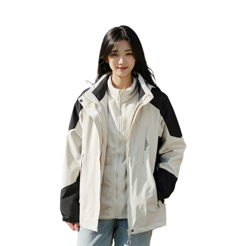 ���ڲ�����JEEP SPIRIT���������Ů��������һ�������з���Ůʿ��������ɽ��ѩ��װ�� ��ɫ��Ů� L