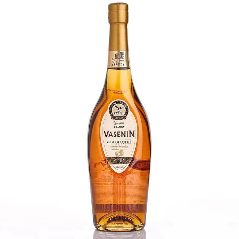 洋酒格鲁吉亚进口vasenin 瓦塞宁xo白兰地 500ml 瓦塞宁精选白兰地500