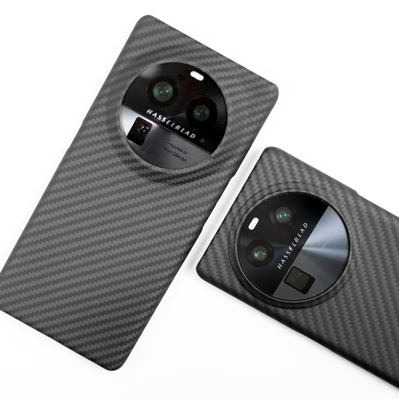 Pinkson凯夫拉OPPO Find X6 Pro手机壳芳纶纤维碳纤维保护套超薄全包磨砂硬壳男士新 【黑色/火山口】1500D芳纶 【OPPO Find X6 Pro】玻璃后盖版