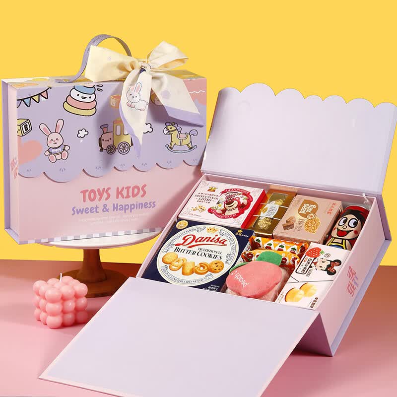 龙娃喜礼儿童生日伴手礼十周岁回礼宝宝满月礼盒诞生礼喜饼百日宴实用