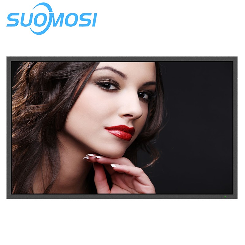 SUOMOSI液晶监视器hdmi高清4K安防监控视频录像显示器工业级显示屏家用商场超市门口摄像头室外 21.5寸监视器含壁挂