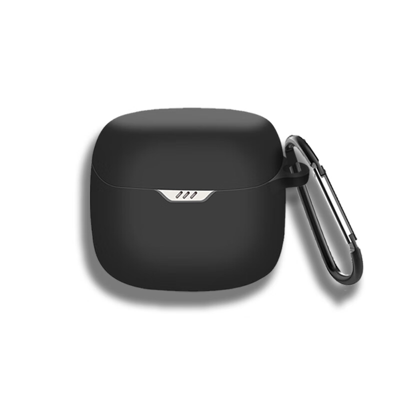 饰卓JBL Tune Beam琉璃荚耳机套JBL Tune Buds琉璃豆一体式卡通贴保护套硅胶软壳 【黑壳+挂钩】 JBL Tune Beam琉璃荚
