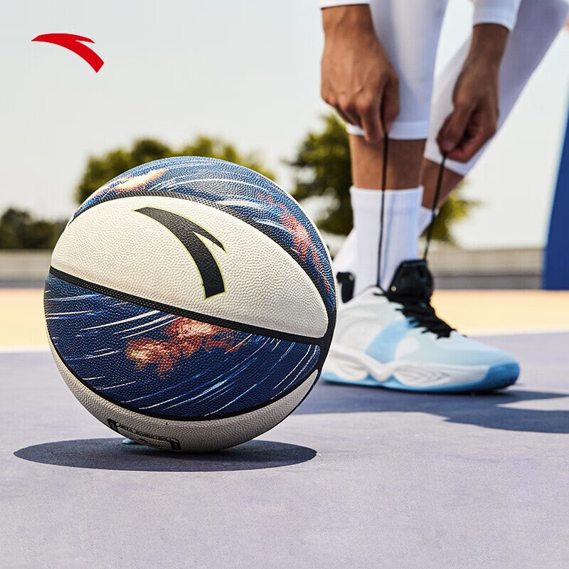 安踏(anta)篮球cba夜光篮球7号成人学生室内外专业耐磨吸汗手感之王