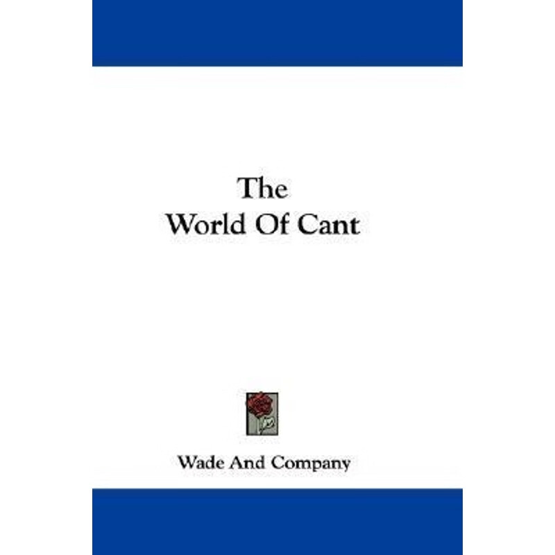 预订the world of cant