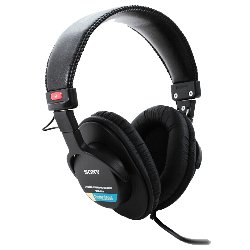 SONY 索尼 MDR7506 监听耳机 HIFI头戴式 游戏 听歌 录音专业降噪有线耳机