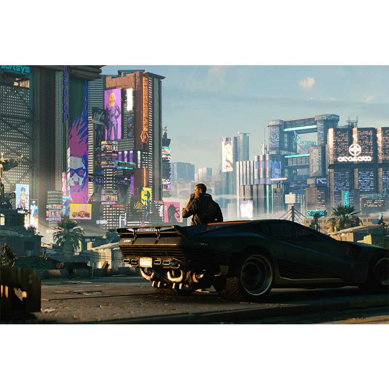 赛博朋克2077超清图片,赛博朋克高清图片 狼天影 赛博朋克2077海报墙贴画科幻世界卧室寝室墙纸