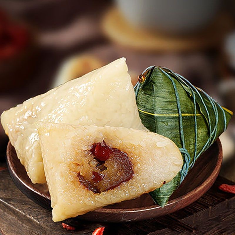 储山大别山糯米粽子甜粽蜜枣粽端午节粽子早餐手工美食 140g*10只蜜枣