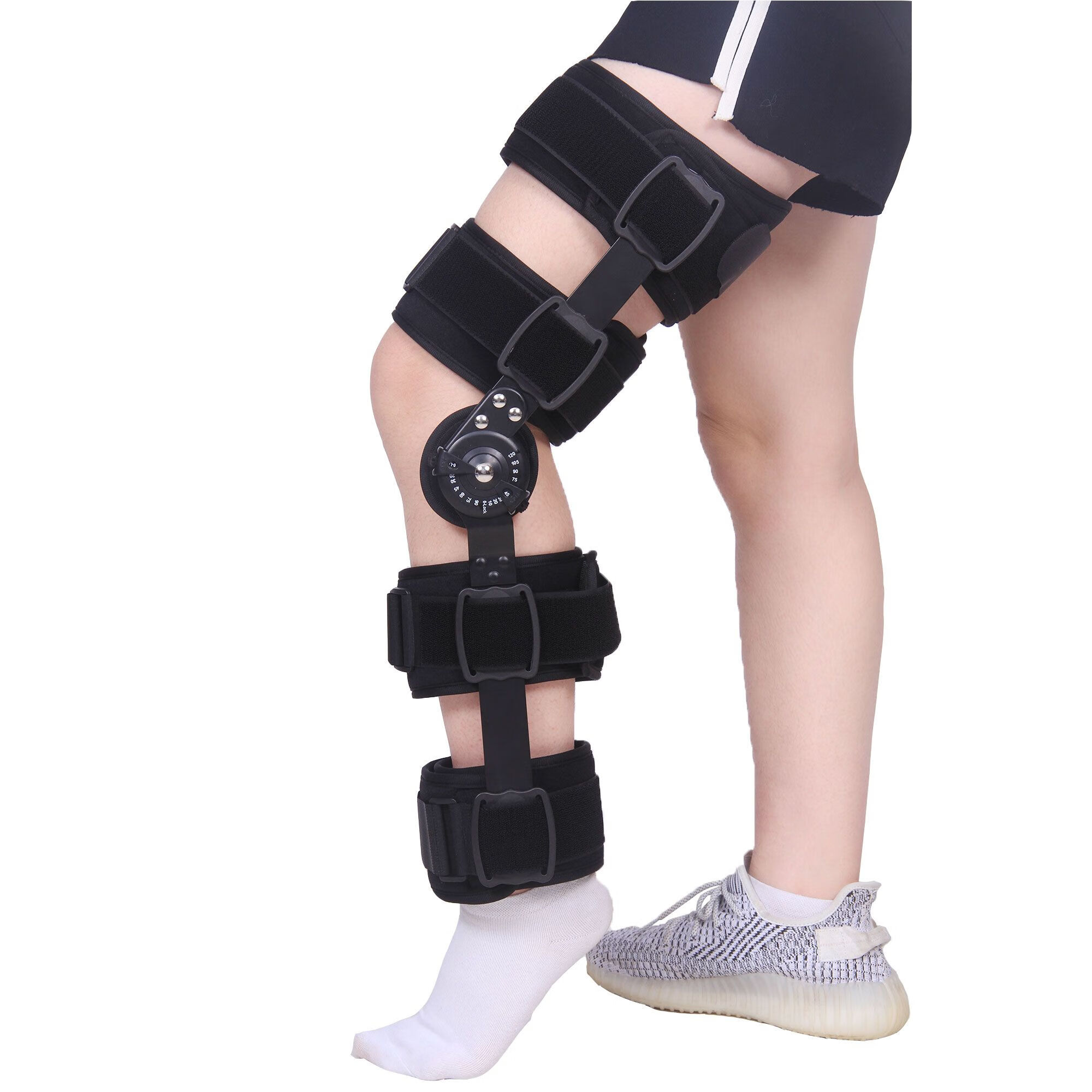 膝关节固定支具可调医用膝盖骨折韧带半月板损伤术后腿部康复支架