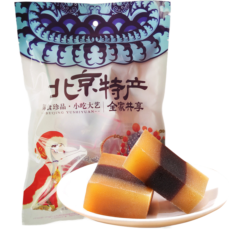 御食园 芸豆卷500g*2袋 老北京特产传统小吃 糕点休闲零食 独立包