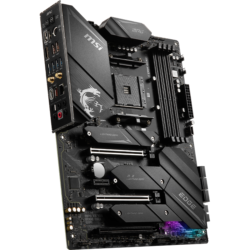 微星(MSI)MPG X570S EDGE MAX WIFI刀锋MAX电脑主板支持CPU5900X/5800X/5600X(AMDX570/SocketAM4)
