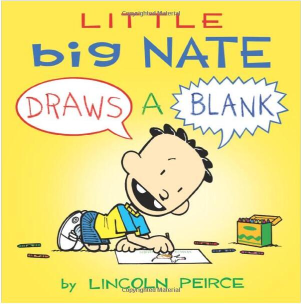 现货 英文原版 硬纸绘本 big nate系列图书 little big nate: dr