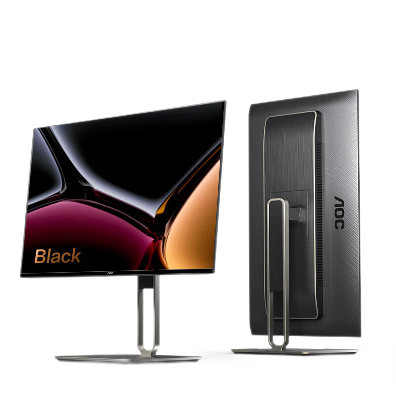 AOC 27Ӣʾ 4K  HDR400 10.7ڹɫ Type-Cӿ ת  IPS Black U27U2DP2549.15Ԫ