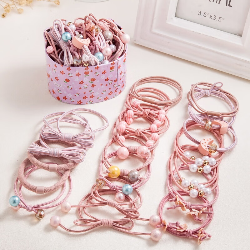 伊颜纯小孩扎头发皮筋扎头发皮筋卡通可爱儿童发卡发夹女童宝宝公主