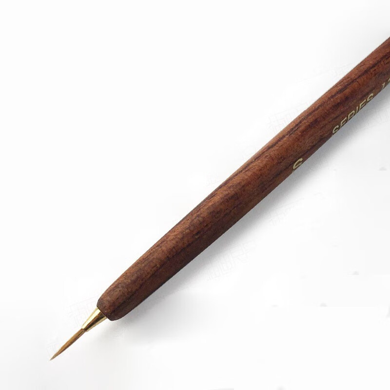 skyists新概念面相笔 120面相貂毛圆头笔锋水彩画笔 国画勾线笔 s号