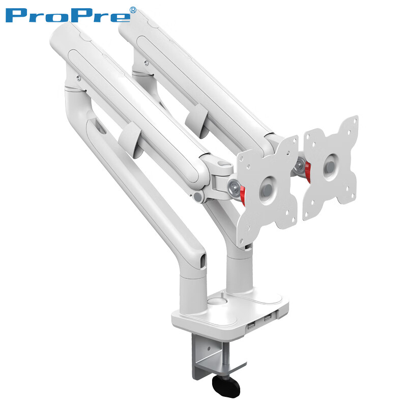 ProPre 17-32英寸显示器支架 电脑支架 显示器支架臂 旋转电脑架 桌面升降显示器支架 底座增高架 屏幕支架