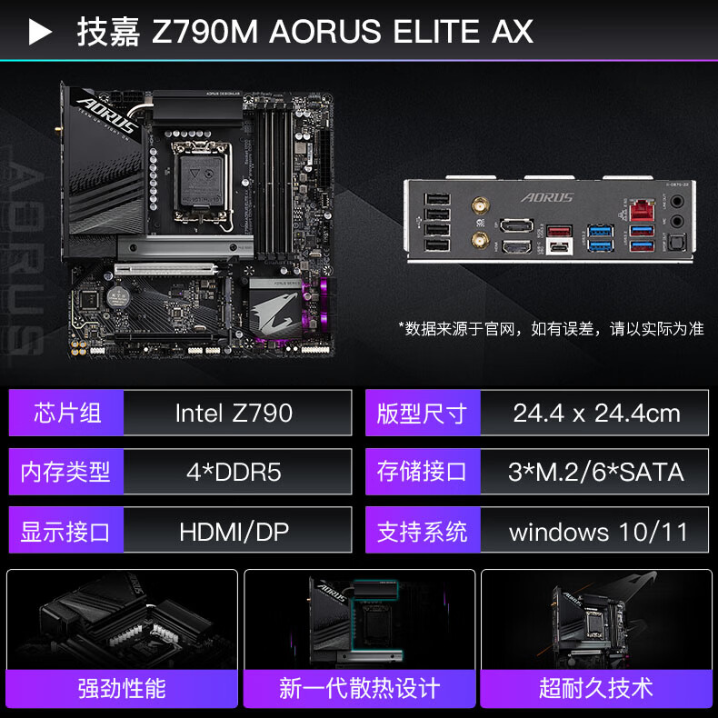 技嘉 Z790M AORUS ELITE DDR4 5 图 3