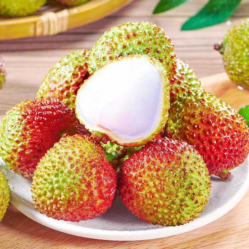 京橙美锦【顺丰冷链】海南妃子笑老树荔枝新鲜现摘当季水果礼盒糖白罂味桂 净重3斤大果【精品装】单果20g+