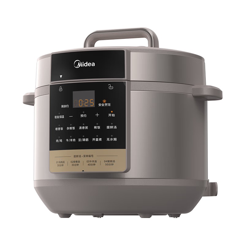 ģMideaѹ 8Lܸѹ һ ๦  ѹ緹 ƷƼMY-E8129 8L ʿɫ