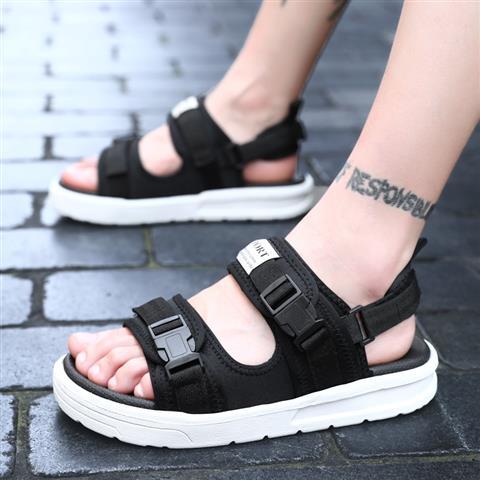 男特大码凉鞋加肥加大码男款凉鞋露趾夏天中大童穿的凉鞋男潮特大码45