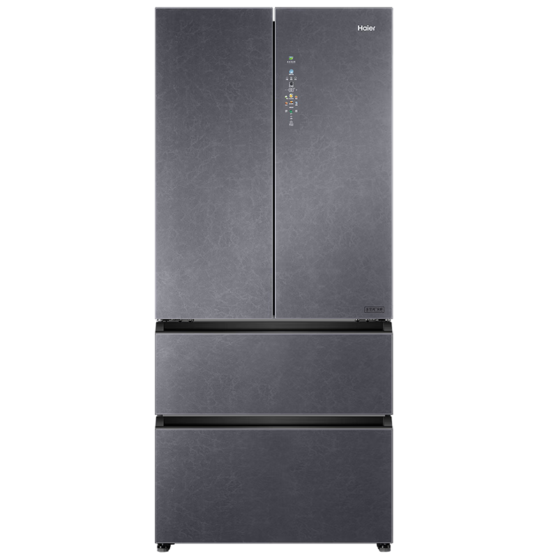 Haier 海尔 冰箱家用553升全空间保鲜零距离自由嵌入式对开门多门冰箱 无霜一级能效超薄底部散热