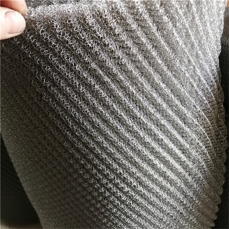 适之气液过滤网不锈钢汽液过滤水雾油雾分离器双层丝网波纹填料 304