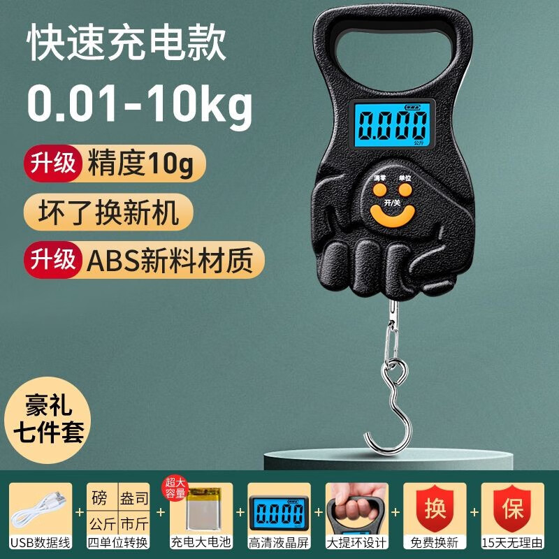 至尊(zhizun)迷你手提秤挂秤小型电子秤弹簧秤高精度便携50kg家用手持