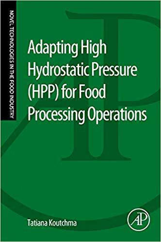 预订 adapting high hydrostatic pressure (hpp) for food