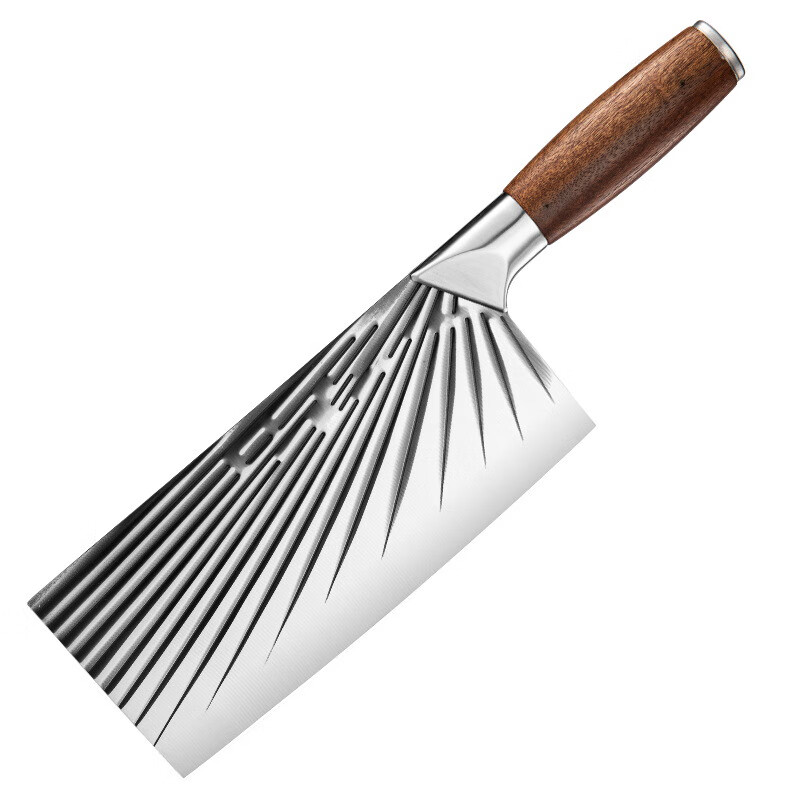 海澳德锻打龙泉菜刀木柄斩切刀锋利切肉切菜切刀手工锻打厨房家用