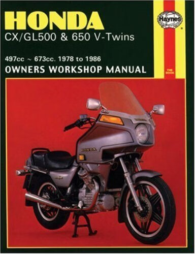 预订 honda cx/gl500 & 650 v-twins (78 - 86) haynes repair manual