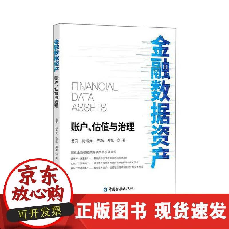 【正版现货】金融数据资产:账户、估值与治理