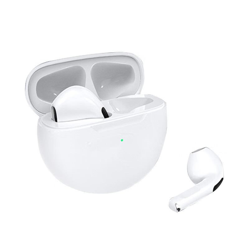 希诺仕（Snax）真无线半入耳蓝牙耳机 降噪无线运动跑步游戏开车适用于华为pro苹果安卓荣耀手机 半入耳式蓝牙耳机-白色