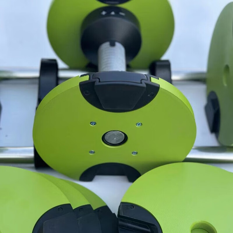 ashi可调节哑铃男士健身家用电镀快调哑铃不掉片一秒调重量健身器材