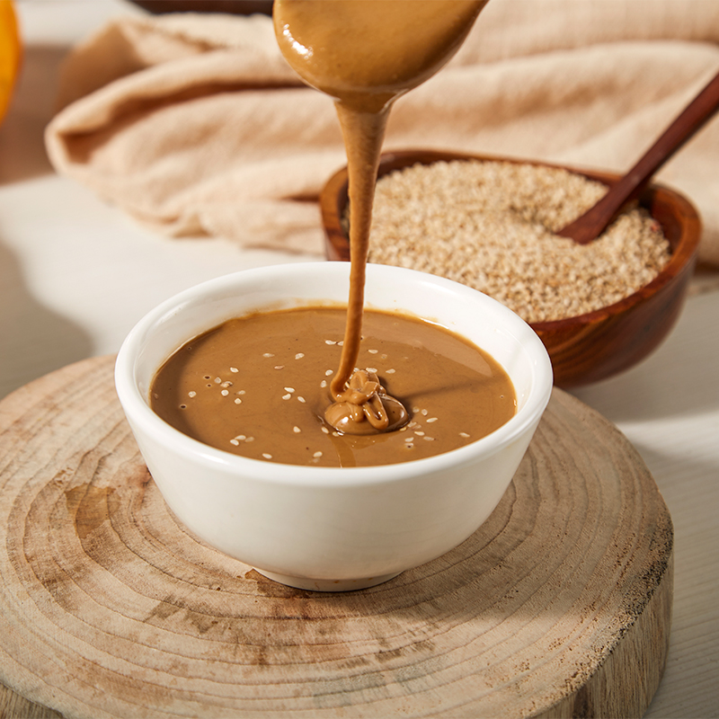 六必居 芝麻花生酱300g*2瓶 拌面拌菜花生芝麻酱 火锅蘸料 北京涮肉
