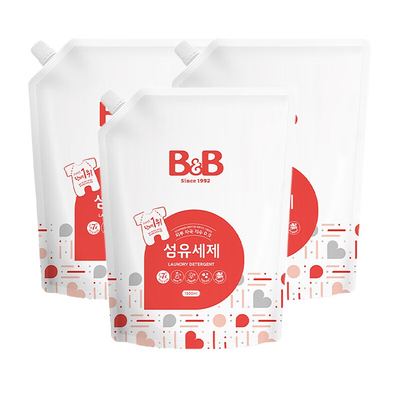 保宁B&B儿童洗衣液新生婴儿宝宝专用洗衣液成人衣物清洗剂抑菌去污1500ml 1500ml*4袋 香草香型怎么样,好用不?
