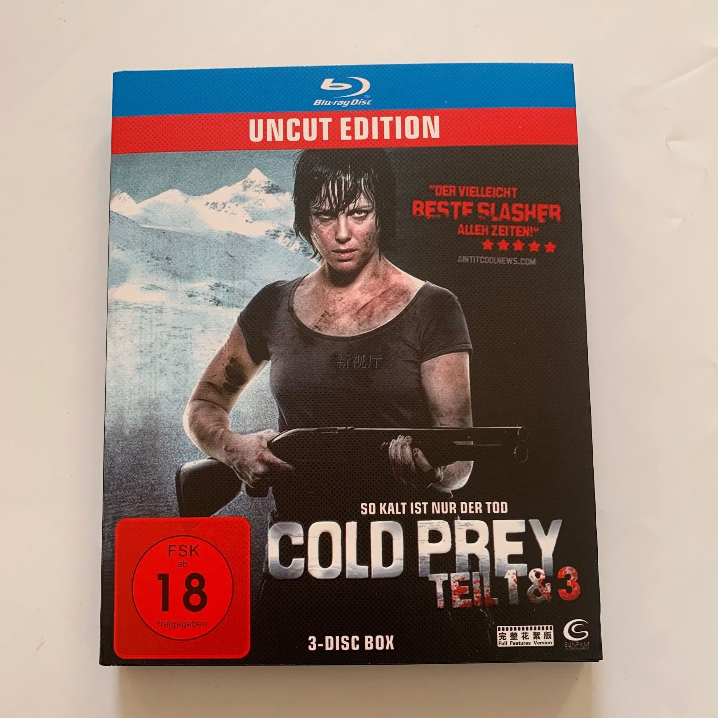 悬疑恐怖电影 雪山惊魂123绝命旅馆三部曲bd蓝光碟高清收藏版3碟