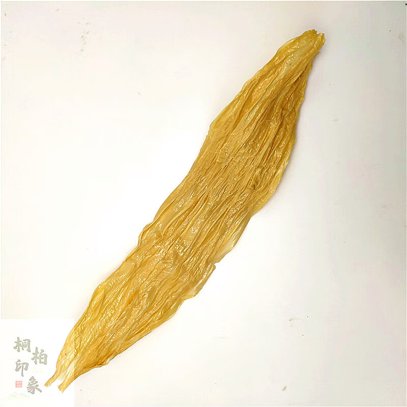 宓蝶桐柏豆筋河南省土特产品油豆皮南北干货500g礼盒装