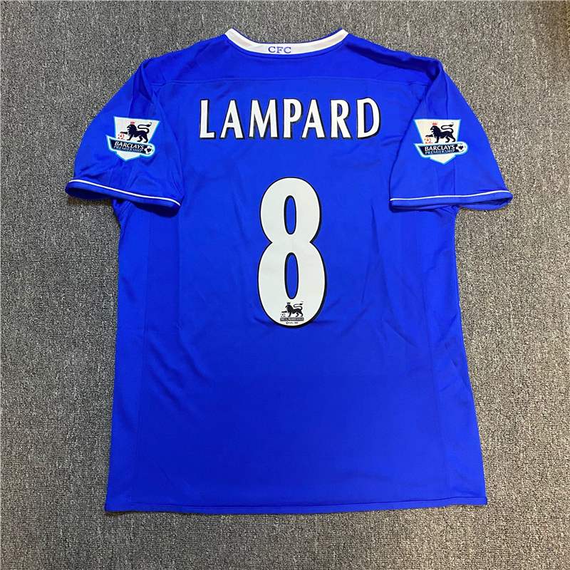 03-05赛季切尔西球衣主场队服短袖8号兰帕德德罗巴特里复古足球服 单