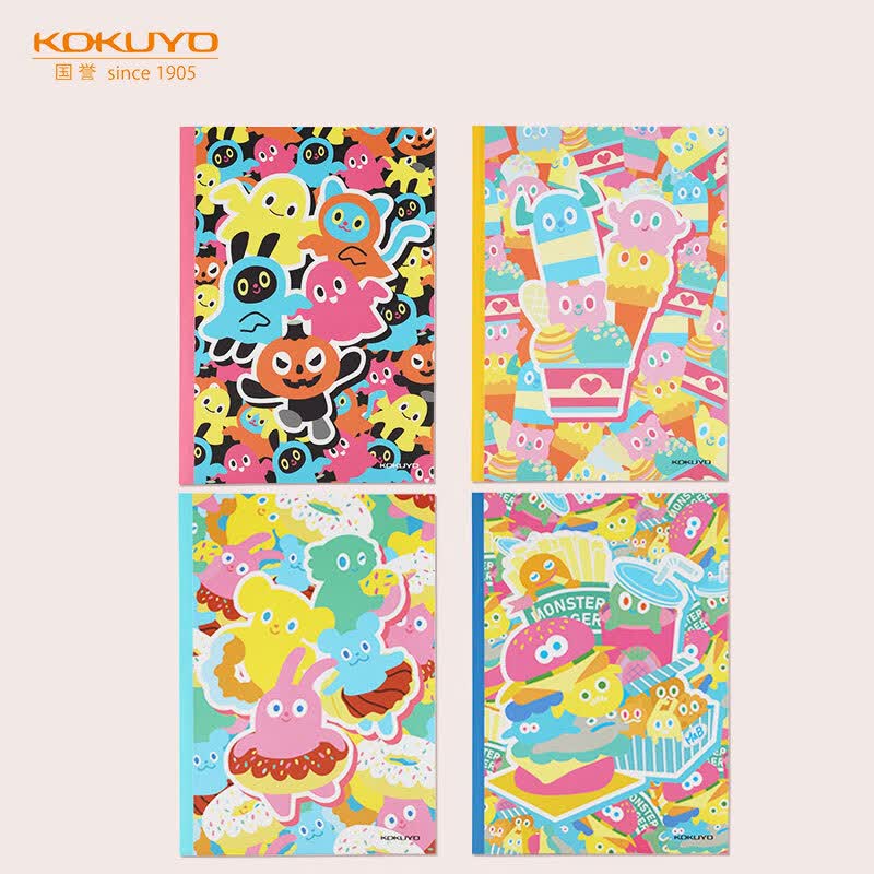 国誉(KOKUYO)插画师设计本Illustrator书写胶装本子·多彩的朋友们 B5/40页 4本装 WCN-DNB54-J121怎么样,好用不?