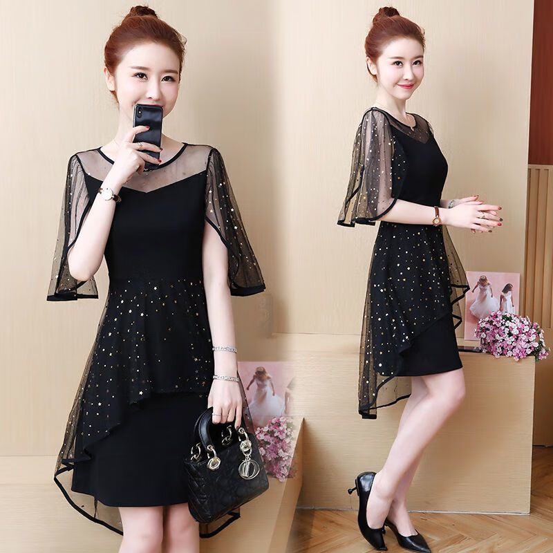 boku rooster夏季矮小个子女生微胖妹妹加肥加大码2023年夏装大码加大