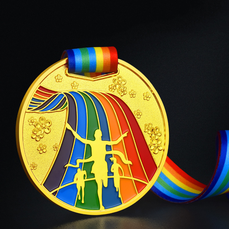 传臣奖牌定制定做奖章田径运动会马拉松跑步奖牌金属纪念牌开模定制刘