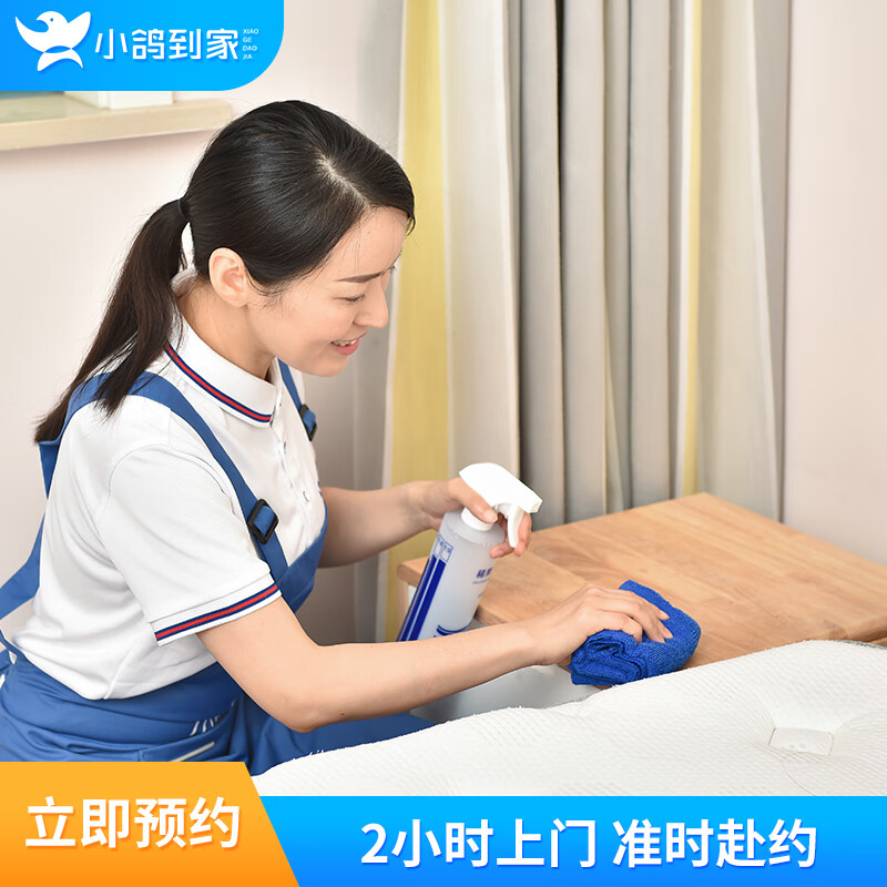 【小鸽到家】家政保洁上门服务 家庭2小时日常保洁服务深度清洁精细保洁新房开荒保洁擦玻璃擦窗大扫除阿姨 日常保洁4小时(需预约)