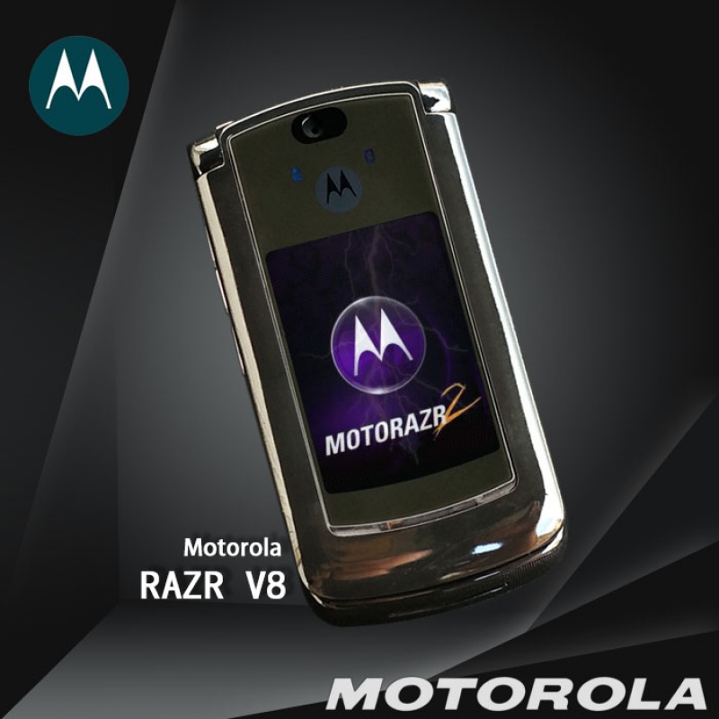 motorola 摩托罗拉v8老人备用翻盖按键机经典怀旧手机 v8黑色【移动