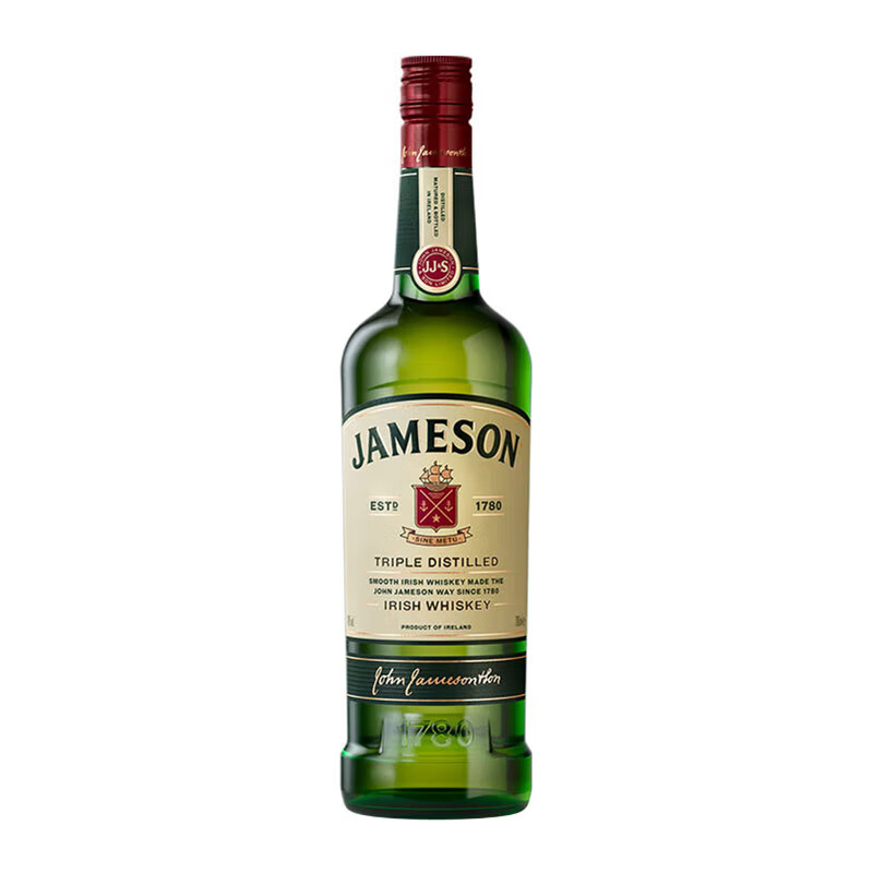 尊美醇（Jameson）爱尔兰 调和型 威士忌 洋酒 700ml