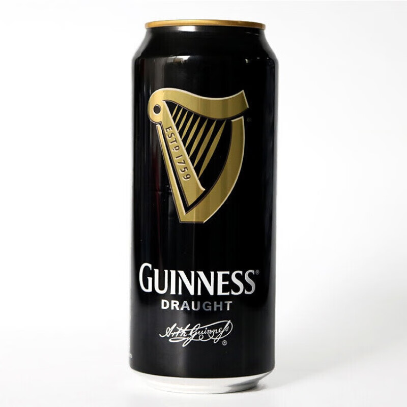 5折 健力士啤酒 440ml*24听 整箱 guinness健力士啤酒 爱尔兰 世涛