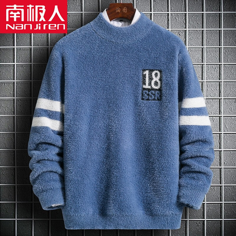 ���ڲ������ϼ���ë����ʿװ�ﶬ�����߷���Ӻ�ë����ů�����֯���·� 10928/606��ɫ 2XL