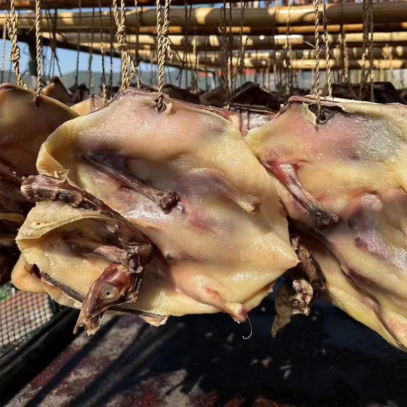 东陂穗轩连州东陂腊鸭子整只咸鸭风干农家手工自制腊味特产 腊鸭一只装700克