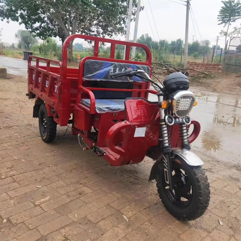 runtema全新农用正三轮摩托车燃油家用汽油载货自卸载重王货运农用