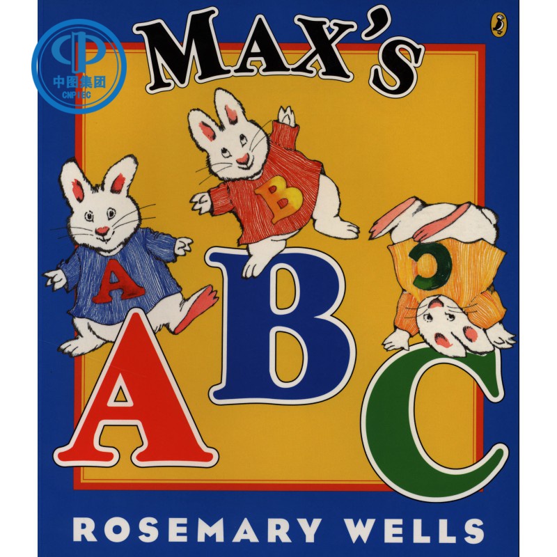 现货 英文原版 max's abc  小兔max系列:max的abc