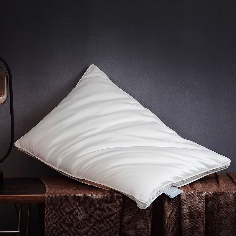 mine natu furnish新款真丝桑蚕丝枕头透气家用深睡枕四季蚕丝枕芯